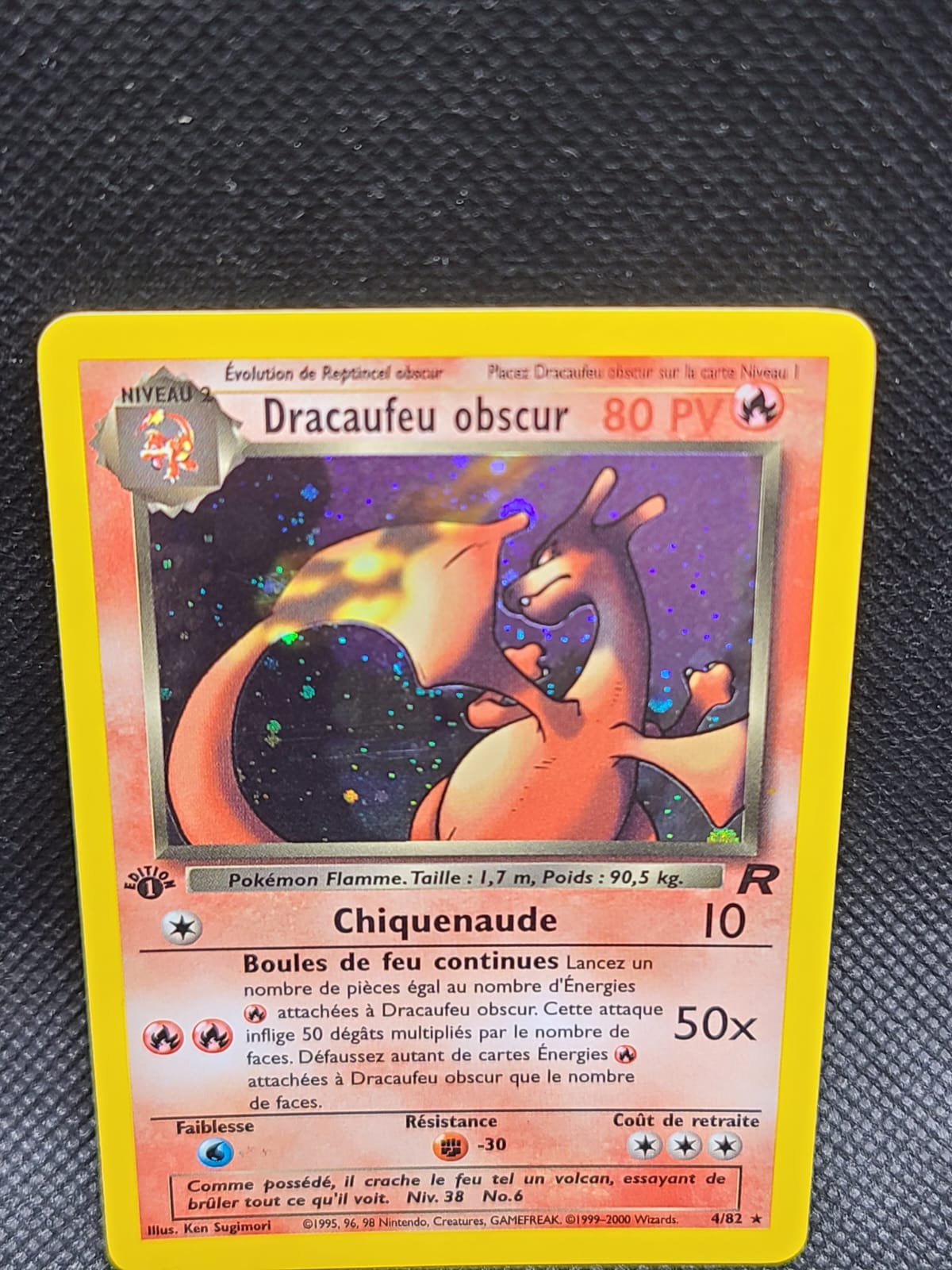 Dracaufeu obscur - NM -  Holo - ROCKET - Edition 1 - FR