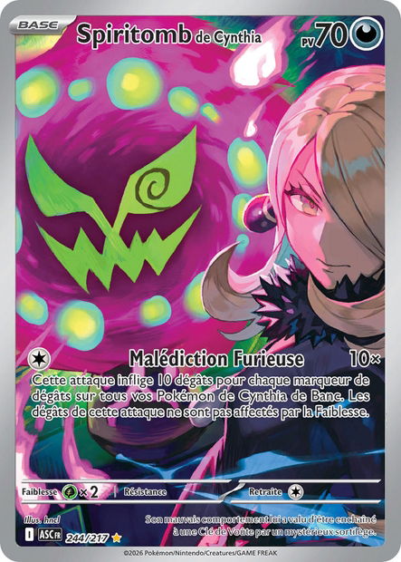 Spiritomb de Cynthia (ASC 244)