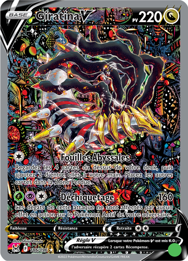 Giratina V - 186/196 - Near Mint