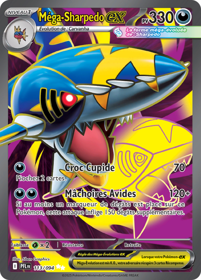 Méga-Sharpedo ex (PFL 113)