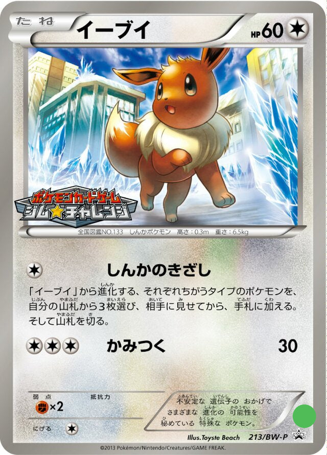 Eevee - 213/BW-P - BW Promos - Near Mint