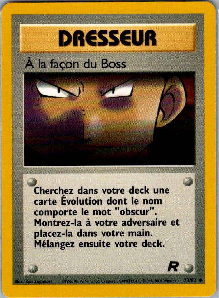 A la façon du boss - ROCKET - Edition 2 - FR