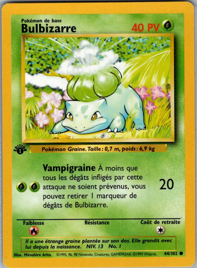 Bulbizarre - Set de base - Edition 1 - FR