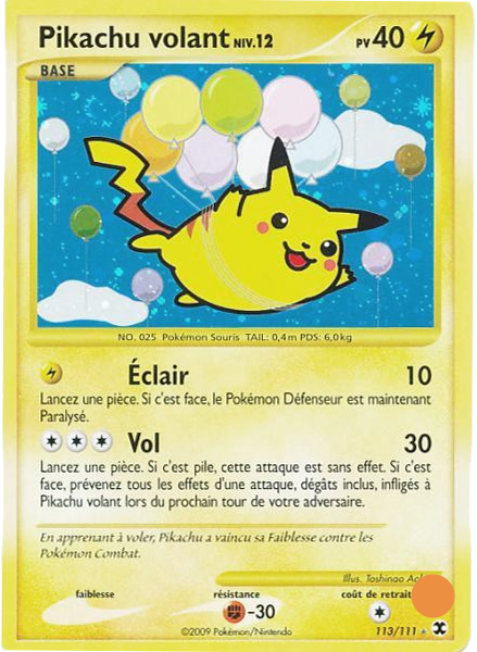 Pikachu Volant - 113/111