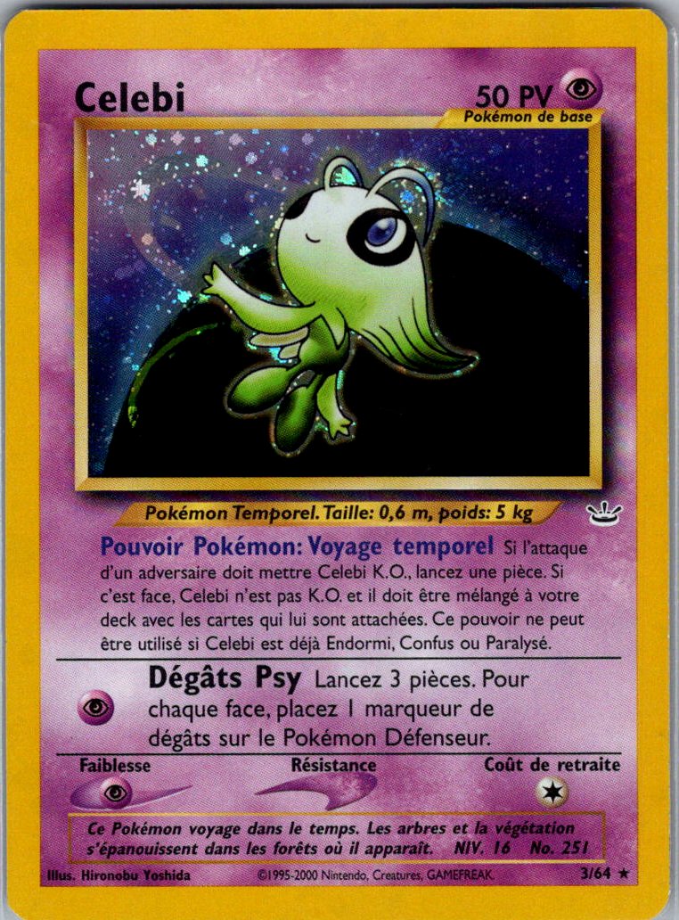 Celebi - Holo - Neo revelation - FR