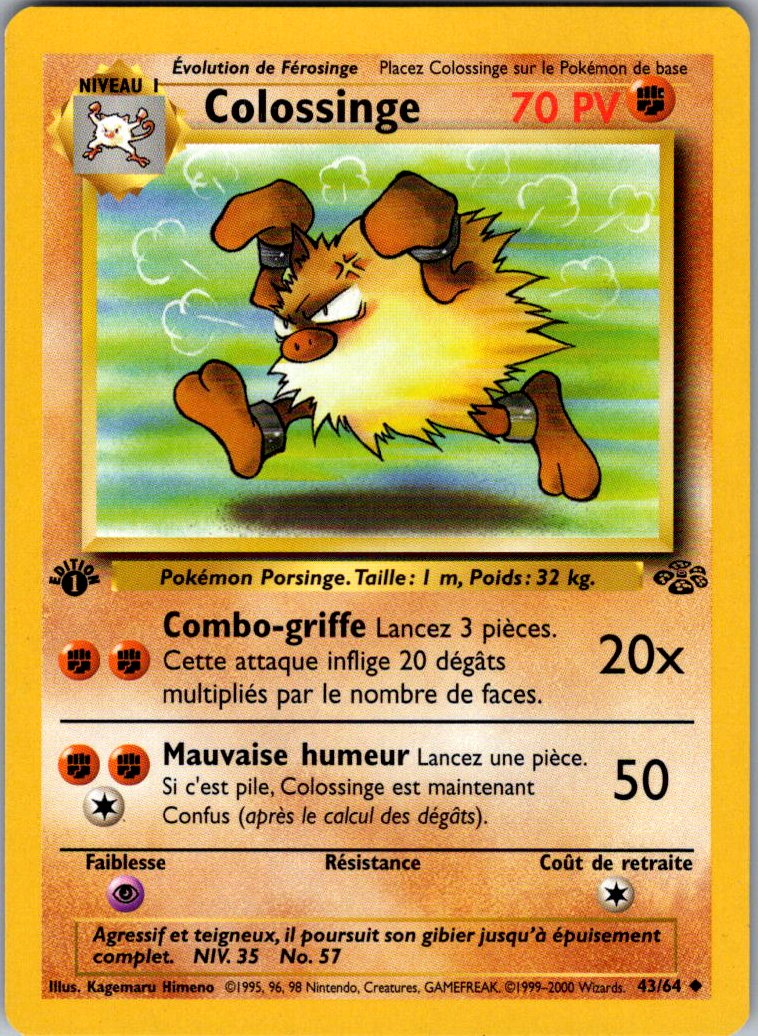 Colossinge -NON HOLO - Jungle- Edition 1- FR
