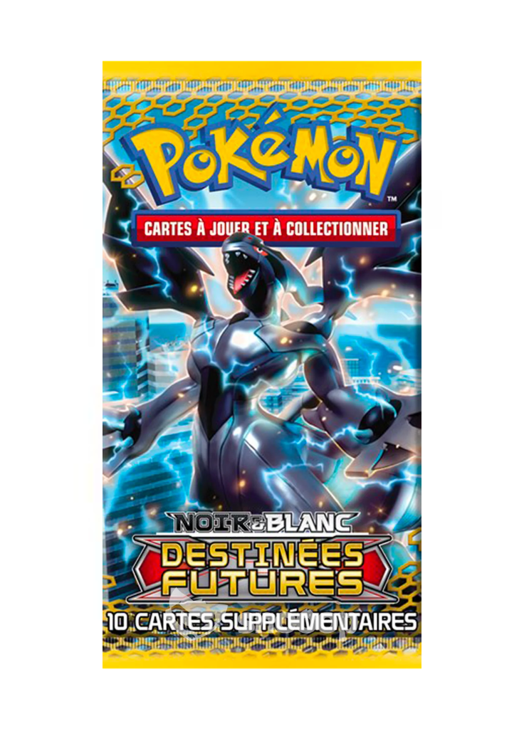 Booster - Noir et blanc - Destinées futures - Illustration Zekrom - FR
