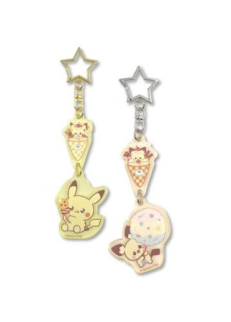 Ensemble Porte clés Pikachu Pichu