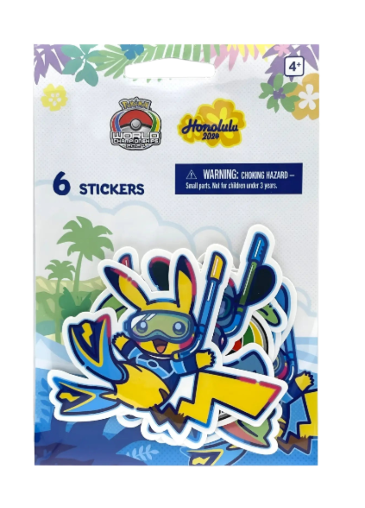 Planche de Stickers Worlds Honolulu 2024