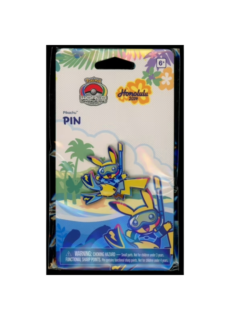 Pins Pikachu Worlds Honolulu 2024