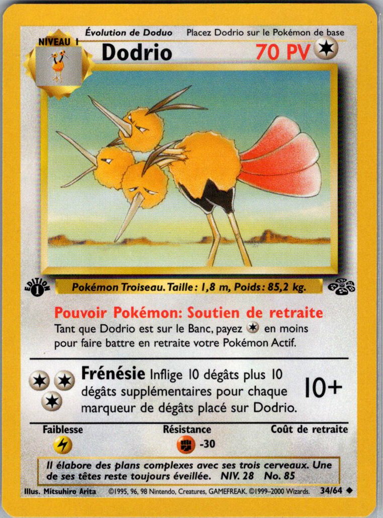 Dodrio - Jungle- Edition 1- FR