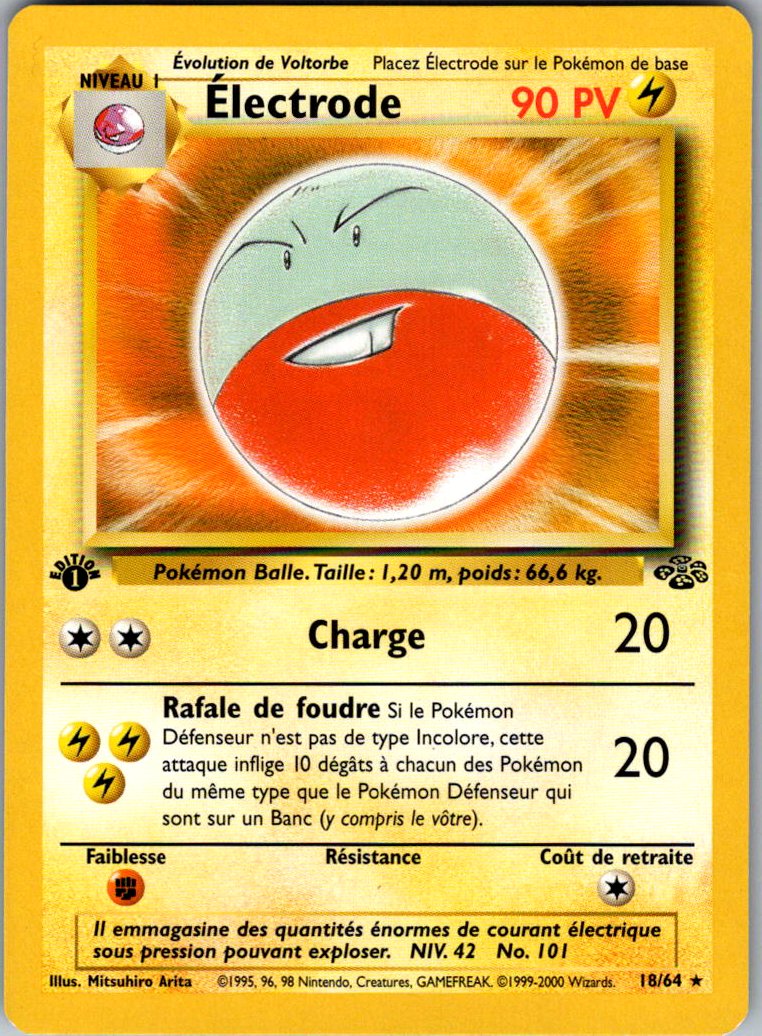 Electrode -NON HOLO - Jungle- Edition 1- FR