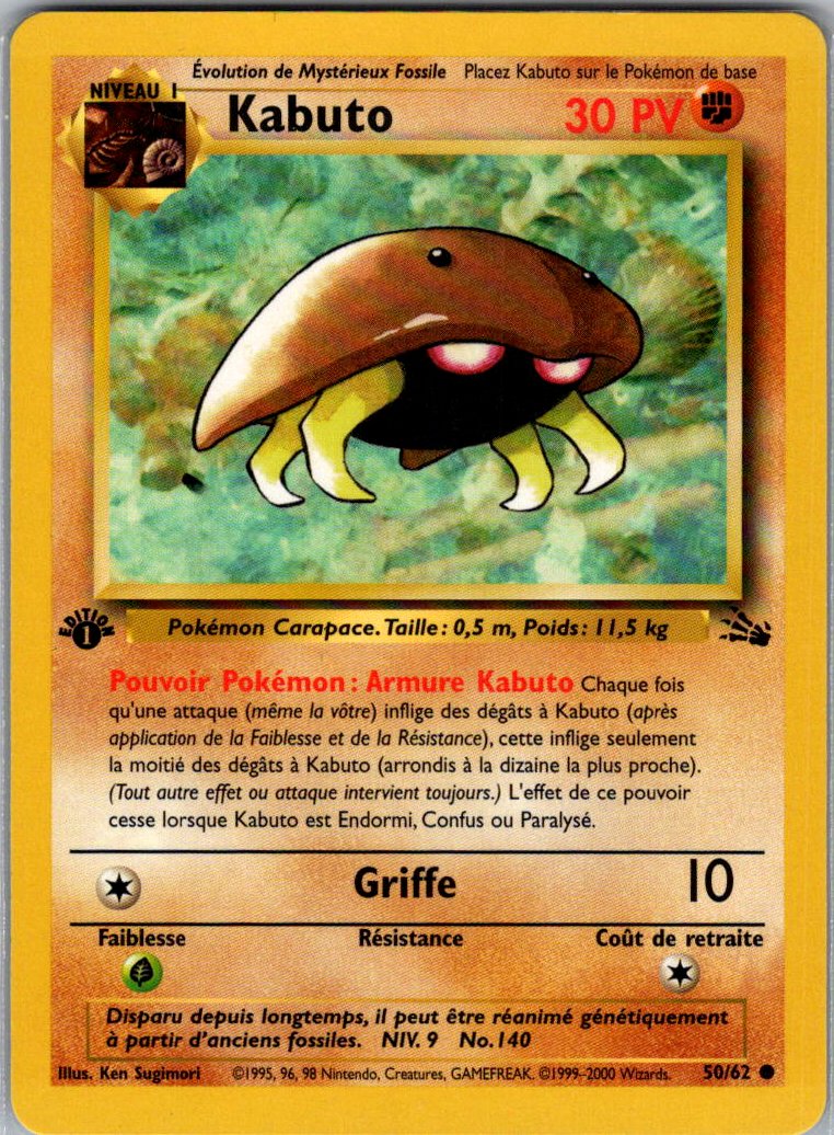 Kabuto- Fossile- Edition 1- FR