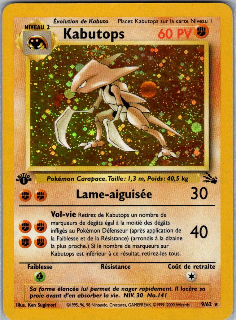 Kabutops - Fossile- Edition 1- FR