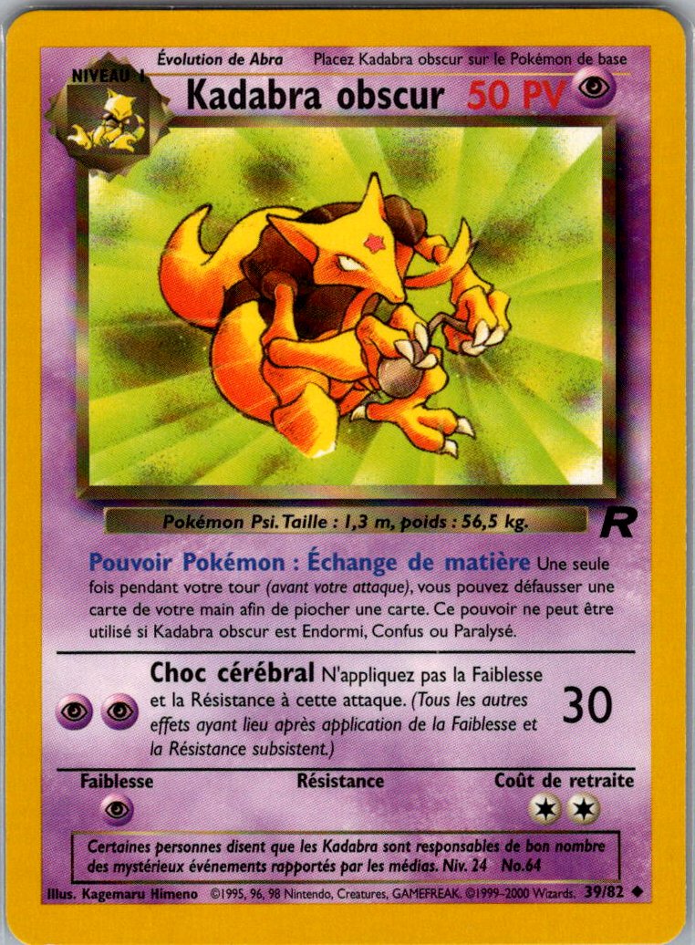 Kadabra obscur - ROCKET - Edition 2 - FR