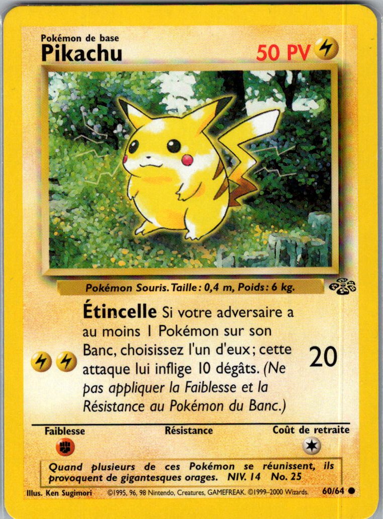 Pikachu - jungle - edition 2 - FR