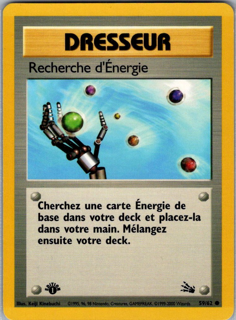 Recherche d'energie - Fossile- Edition 1- FR