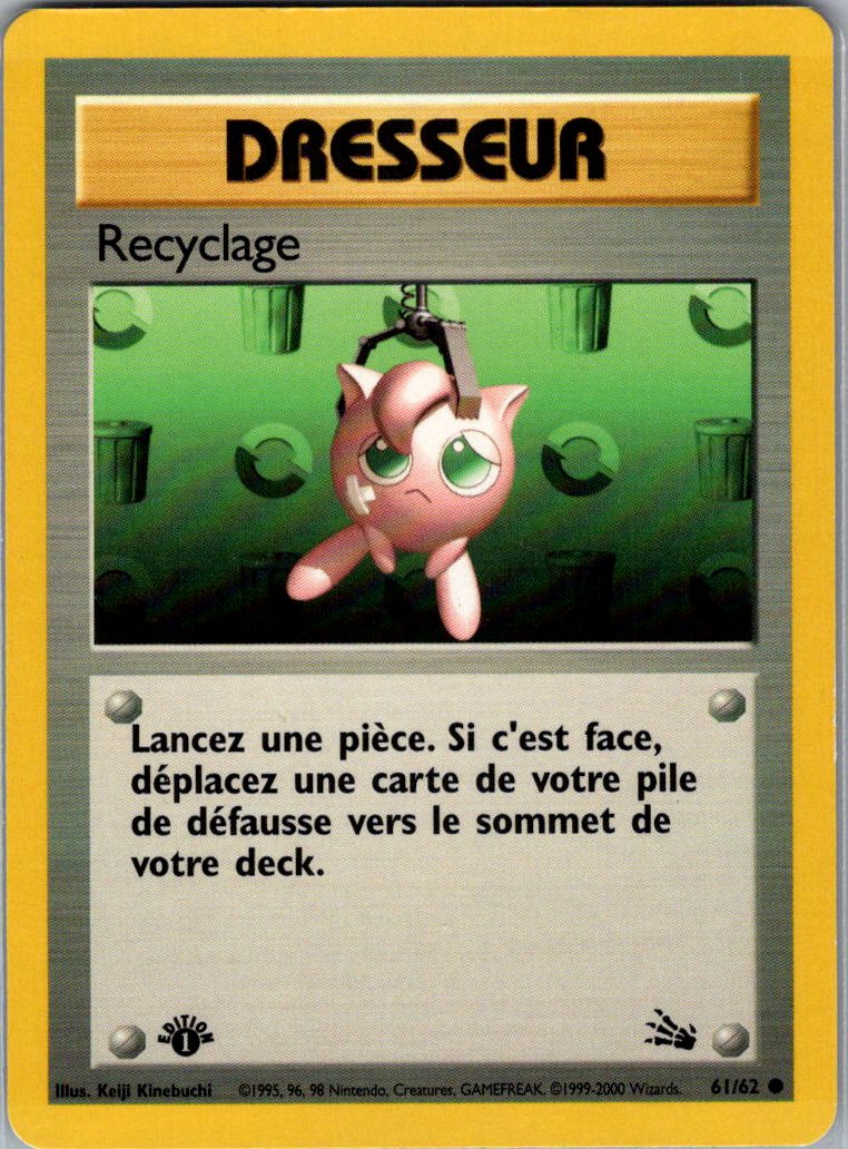 Recyclage - Fossile- Edition 1- FR