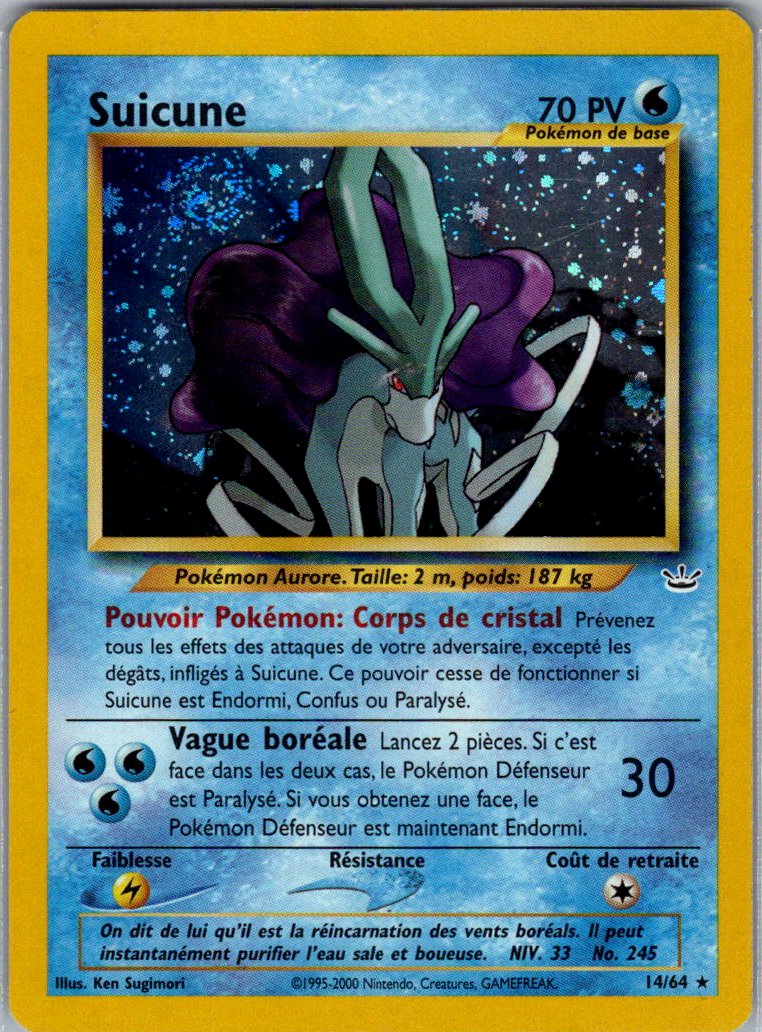 Suicune - Holo - Neo revelation - FR