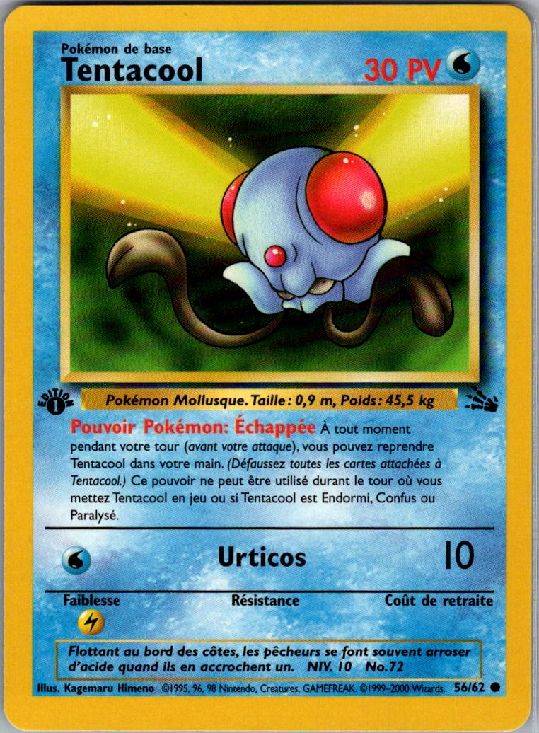 Tentacool - fossile - edition 1 - FR