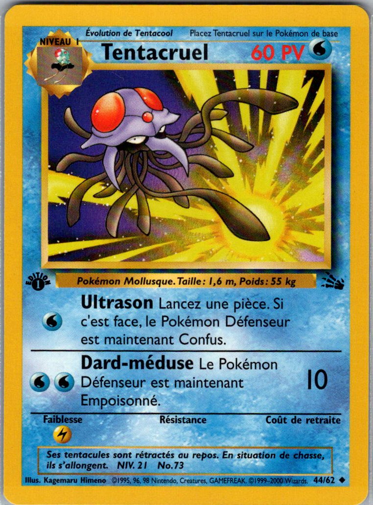 Tentacruel- Fossile- Edition 1- FR