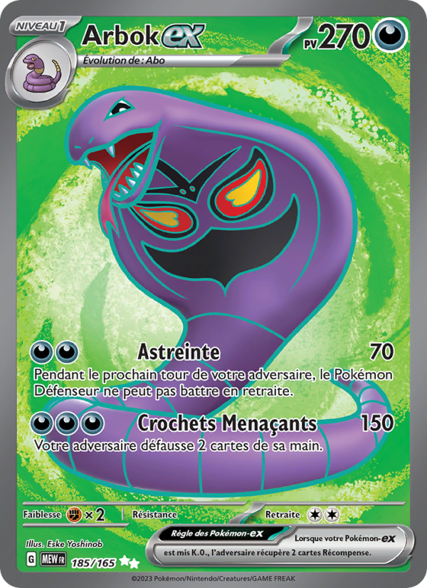 Arbok ex (MEW 185)