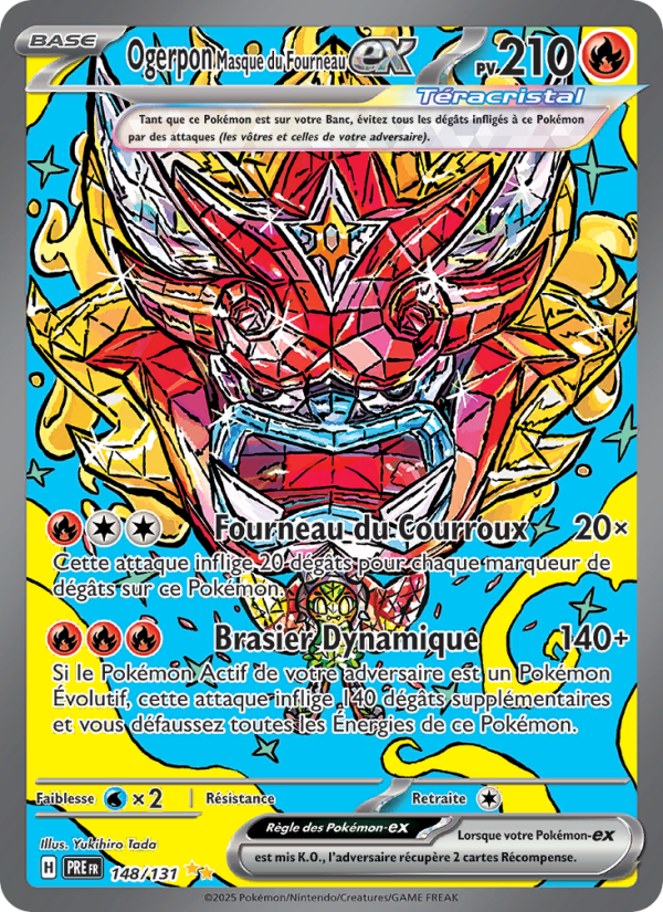 Ogerpon Masque du Fourneau ex (PRE 148)