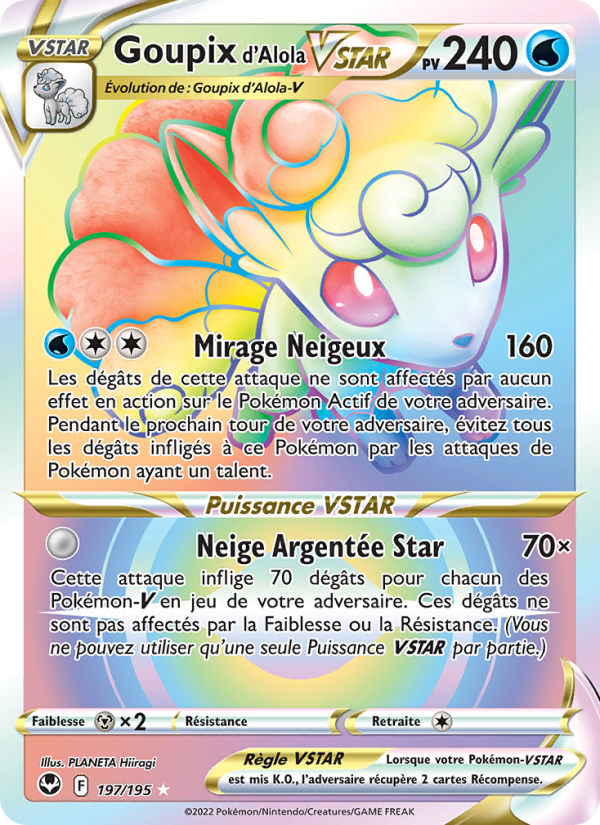 Goupix d'Alola VSTAR (SIT 197)
