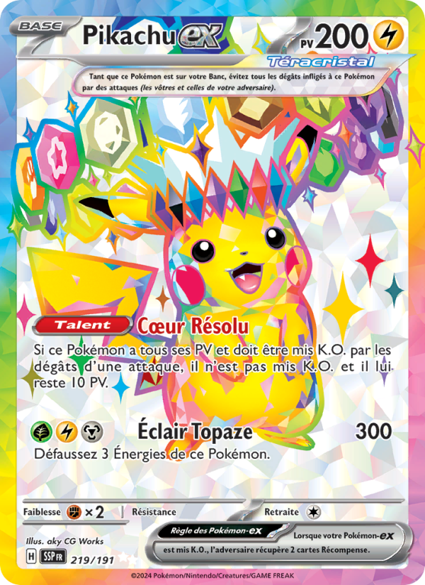 Pikachu ex (SSP 219)