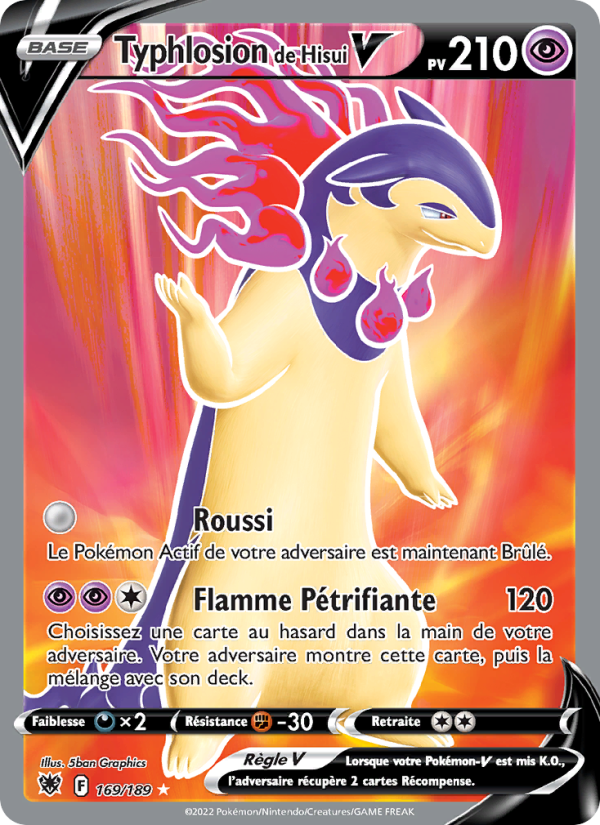 Typhlosion de Hisui V (ASR 169)