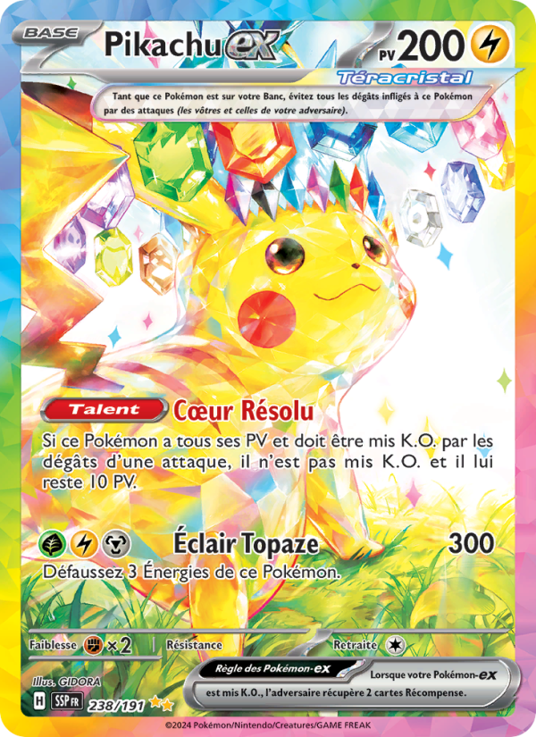 Pikachu ex (SSP 238)