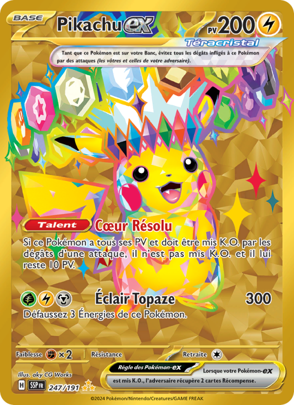 Pikachu ex (SSP 247)