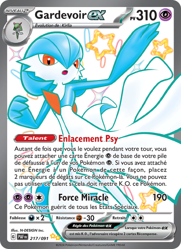 Gardevoir ex (PAF 217)