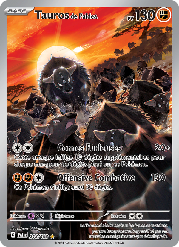 Tauros de Paldea (PAL 218)