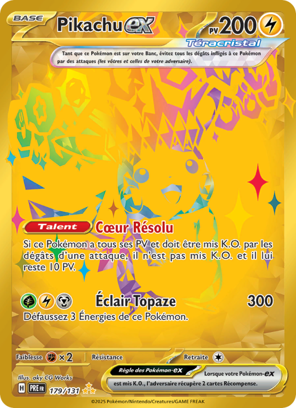 Pikachu ex (PRE 179)
