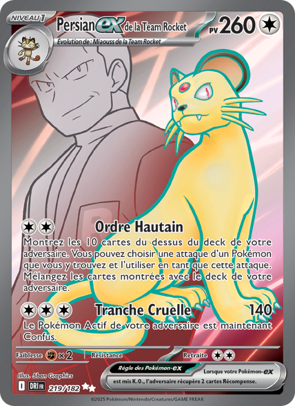 Persian de la Team Rocket ex (DRI 219)
