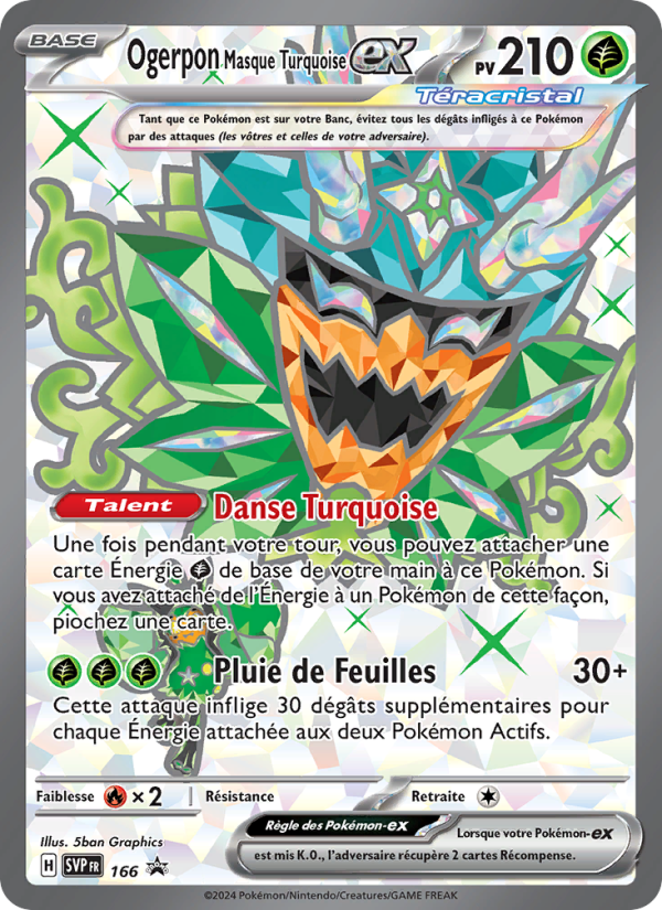 Ogerpon Masque Turquoise ex (SVP 166)