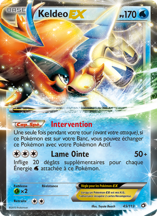 Keldeo-EX (LTR 45)