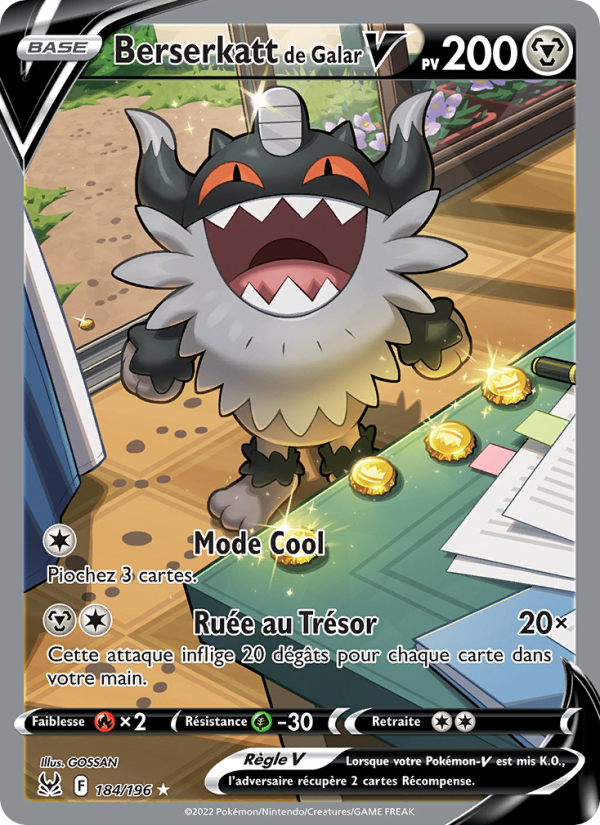 Berserkatt de Galar V (LOR 184)