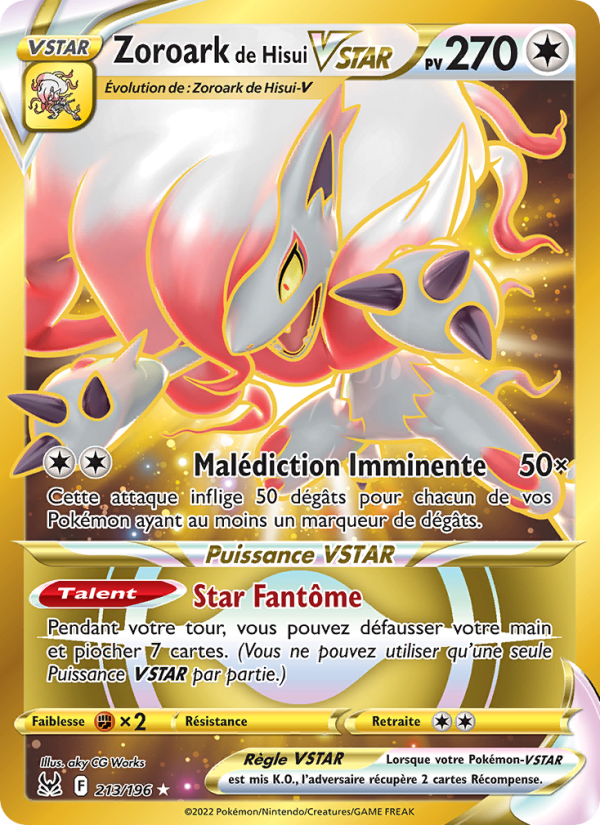 Zoroark de Hisui VSTAR (LOR 213)