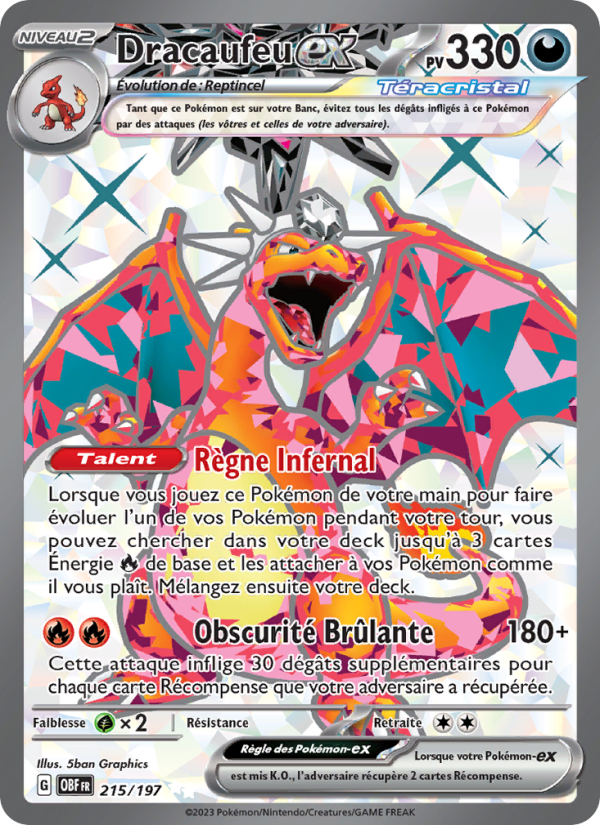Dracaufeu ex (OBF 215)