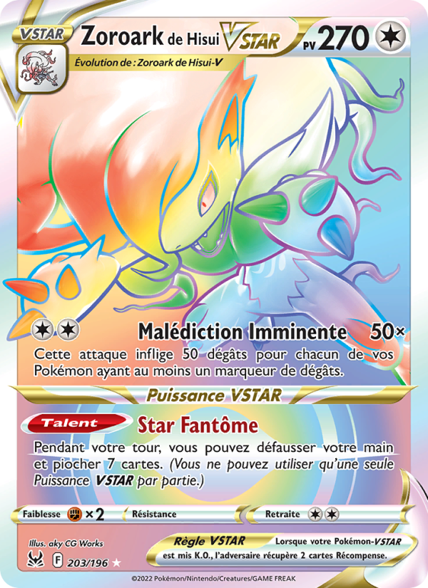 Zoroark de Hisui VSTAR (LOR 203)