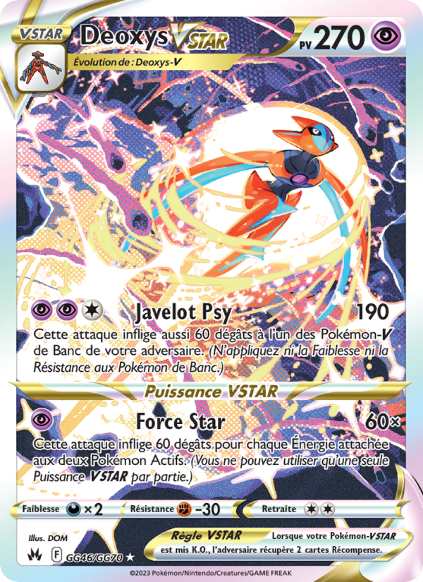 Deoxys VSTAR (CRZ GG46)
