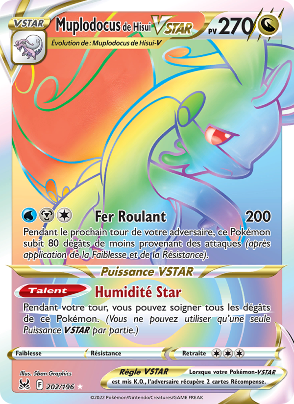 Muplodocus de Hisui VSTAR (LOR 202)
