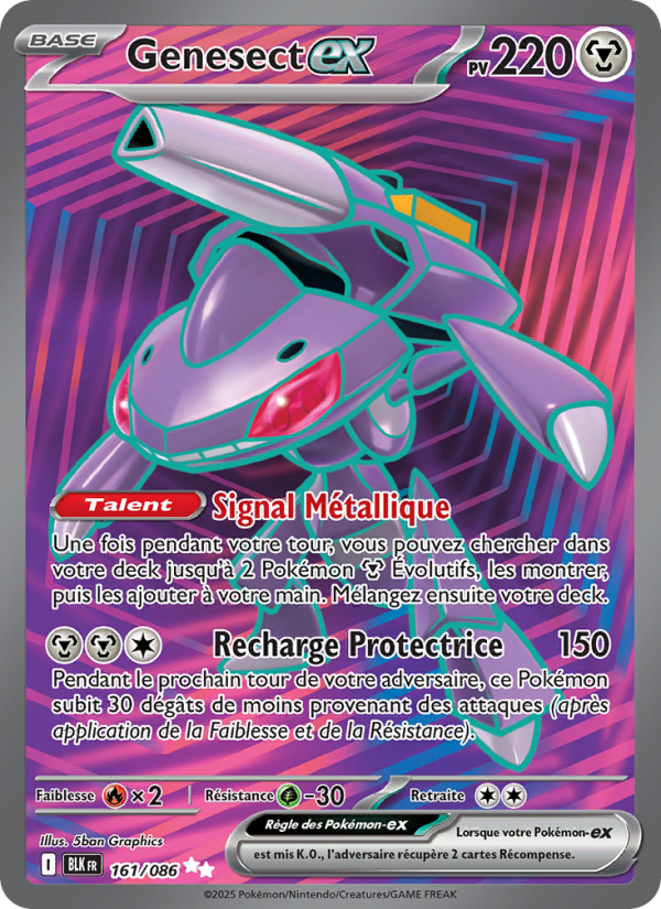 Genesect ex (BLK 161)