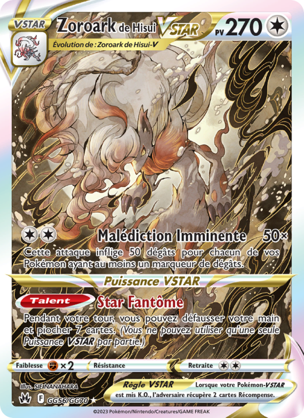 Zoroark de Hisui VSTAR (CRZ GG56)