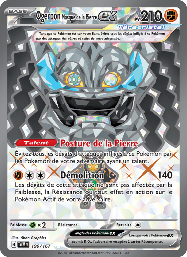 Ogerpon Masque de la Pierre ex (TWM 199)